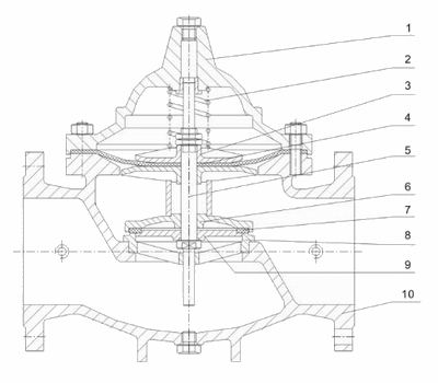 進口緊急關閉閥結構圖