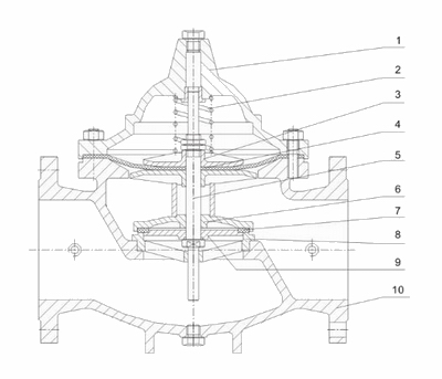 進口泄壓持壓閥結(jié)構(gòu)圖