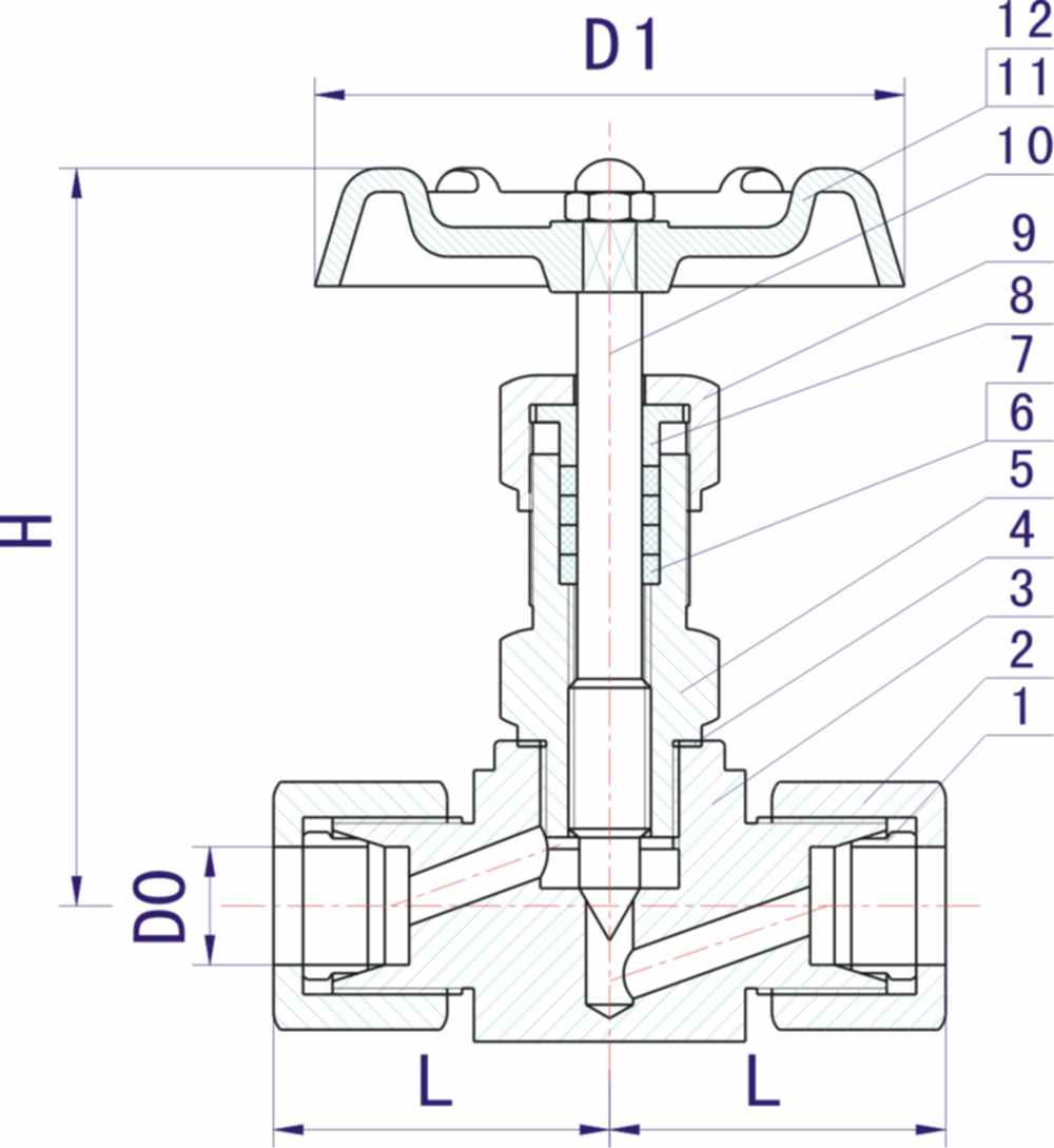 J91W卡套式針形截止閥
