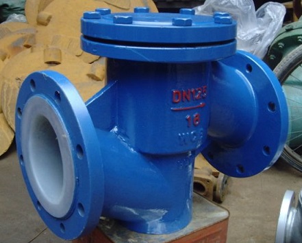 升降襯氟止回閥